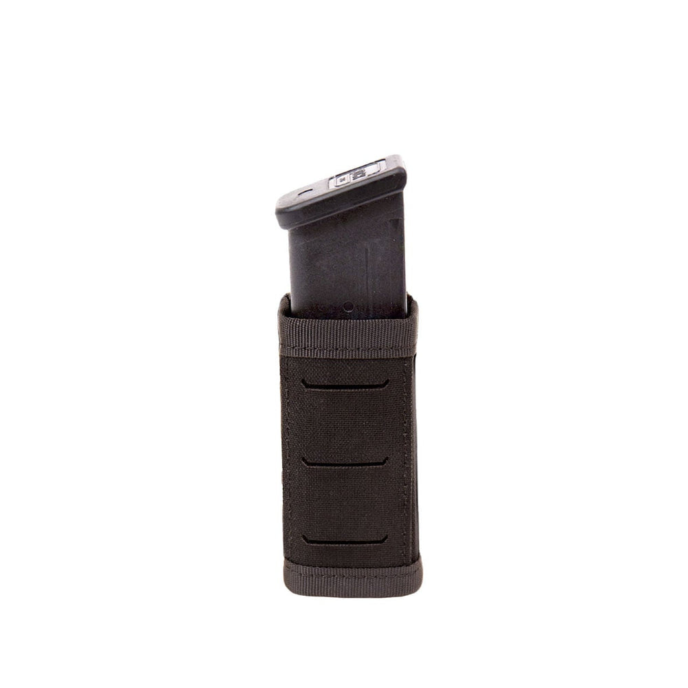 Einzelne Snap-Magazintasche 9 mm, kurz – Schwarz