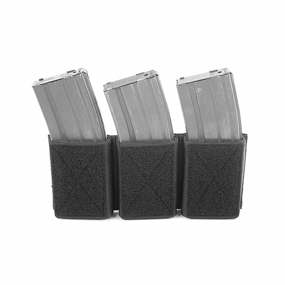 Triple Velcro Mag Pouch 5.56 - Black