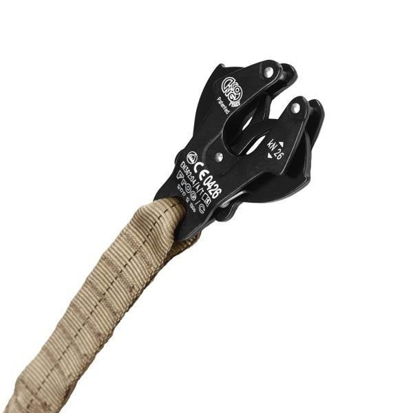 Personal Retention Lanyard  with with FROG Clip - Coyote Tan