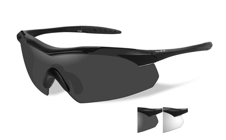 WX Vapor Matte Black Frame/ Clear and Grey lenses