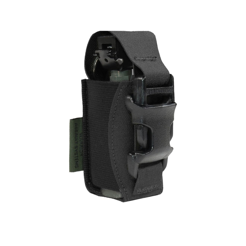 Laser Cut Single 40mm Flashbang Pouch - Black